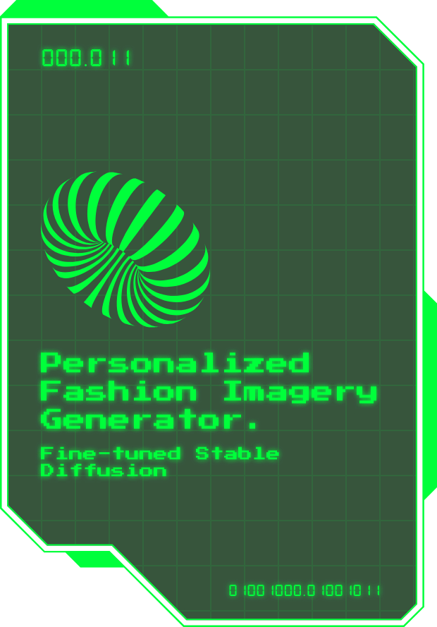 Personalized Fashion Imagery Generator.