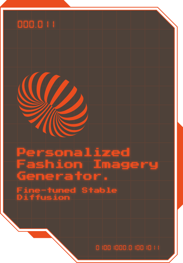 Personalized Fashion Imagery Generator.