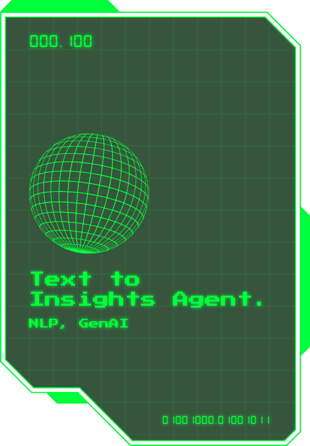 Text-to-Insight Agent on Delighted Feedback.
